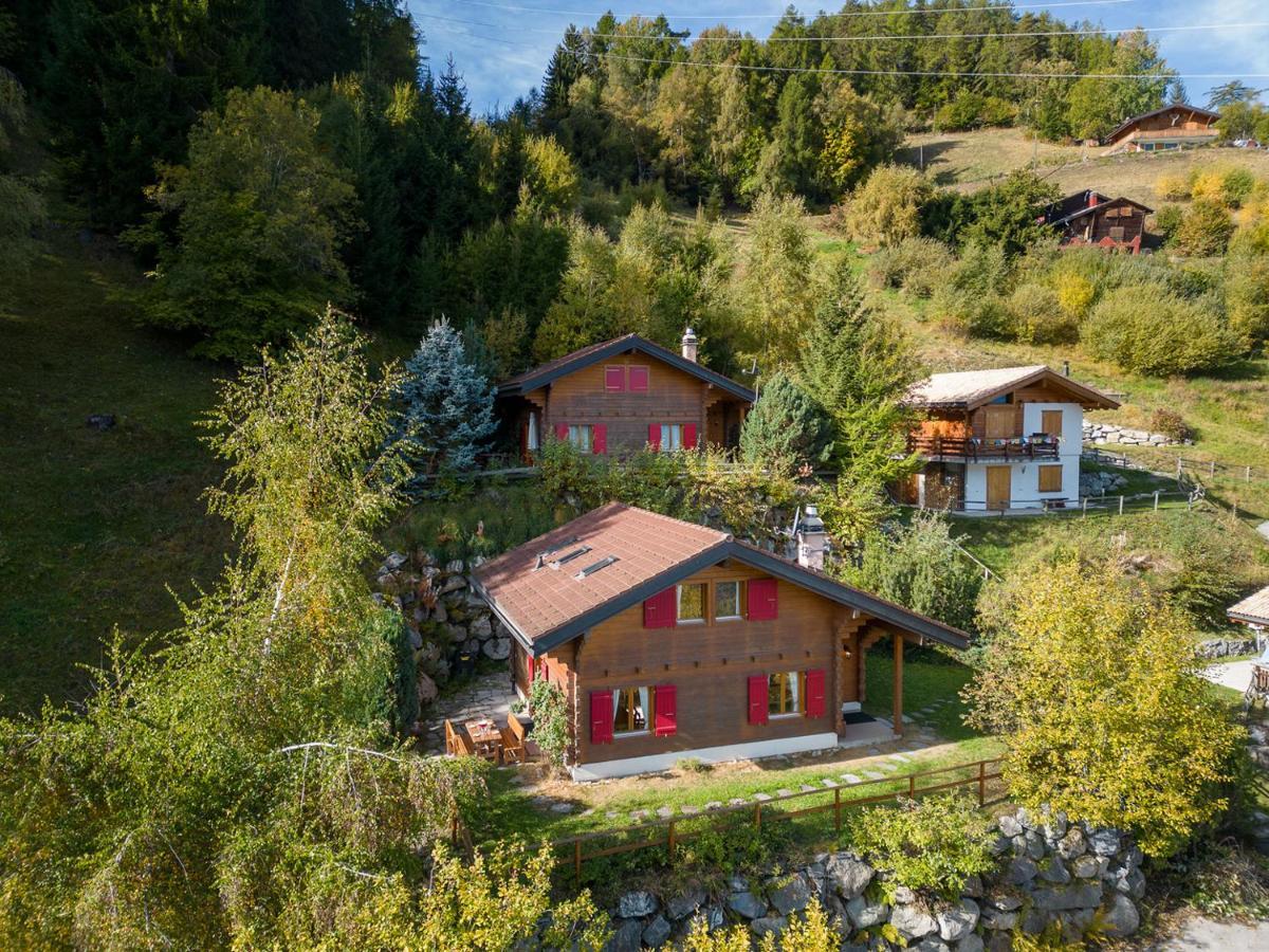 Chalet Mar'Mot Villa La Tzoumaz Exterior photo